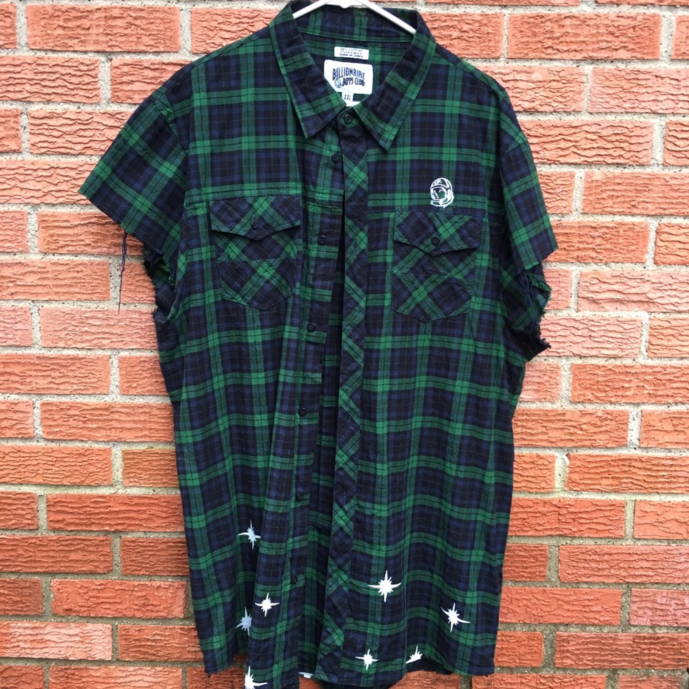 Billionaire Boys Club green sleeveless shirt